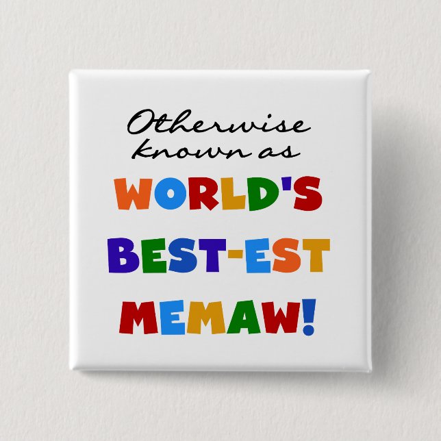 Annorlunda bekant som världs Bäst-est Memaw Knapp (Framsida)