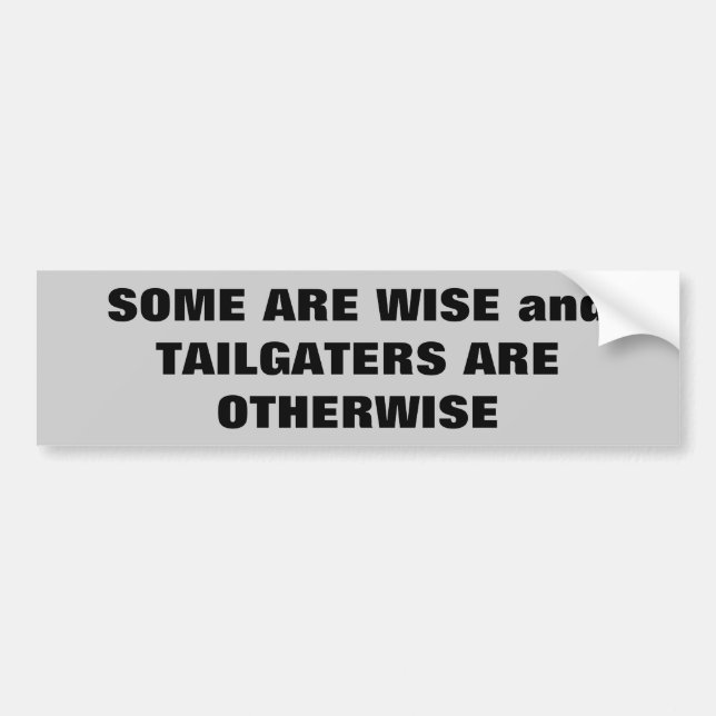 Annorlunda Tailgaters Bildekal (Framsidan)