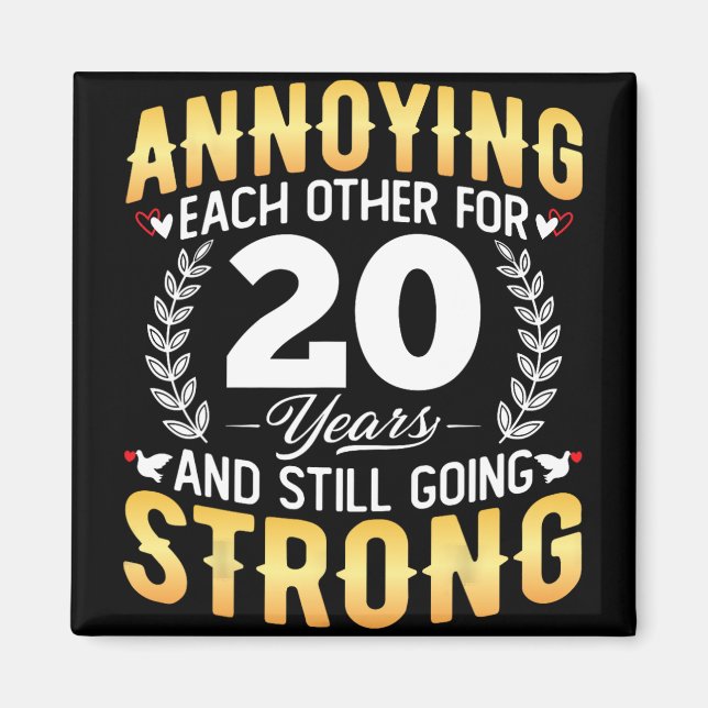 Annoting varandra i 20 år - 20:e Bröllop och Magnet (Framsidan)
