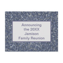Annoucement om inbjudan till Family Reunion Blue M