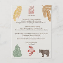 Announgning från Woodland Animal Baby