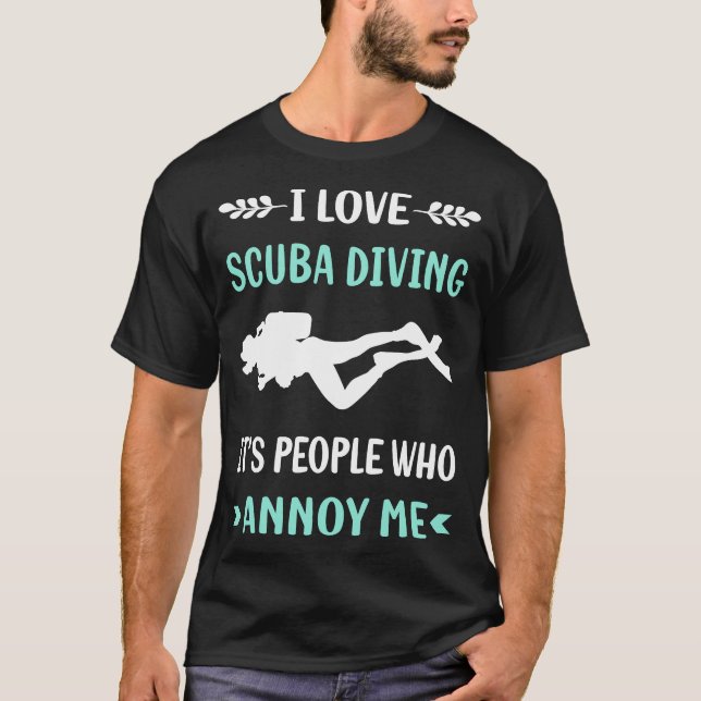 Annoy Me Dyka Diver T Shirt (Framsida)