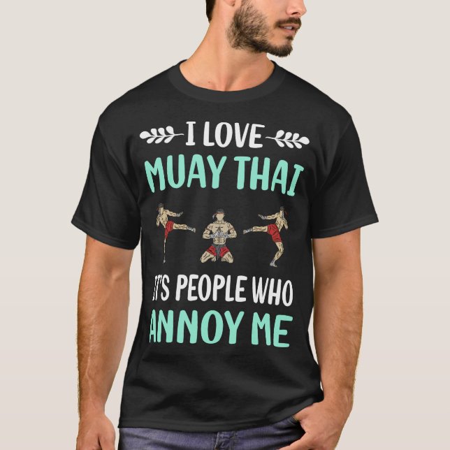Annoy Muay Thai T Shirt (Framsida)