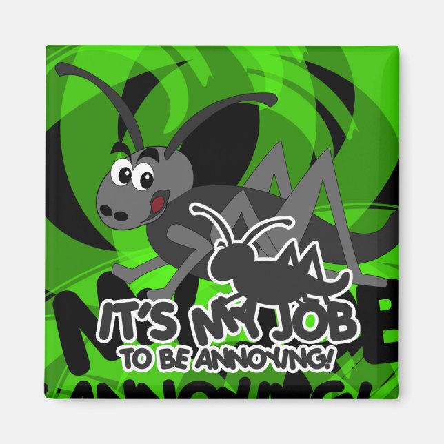 Annoying Cricket Magnet (Framsidan)