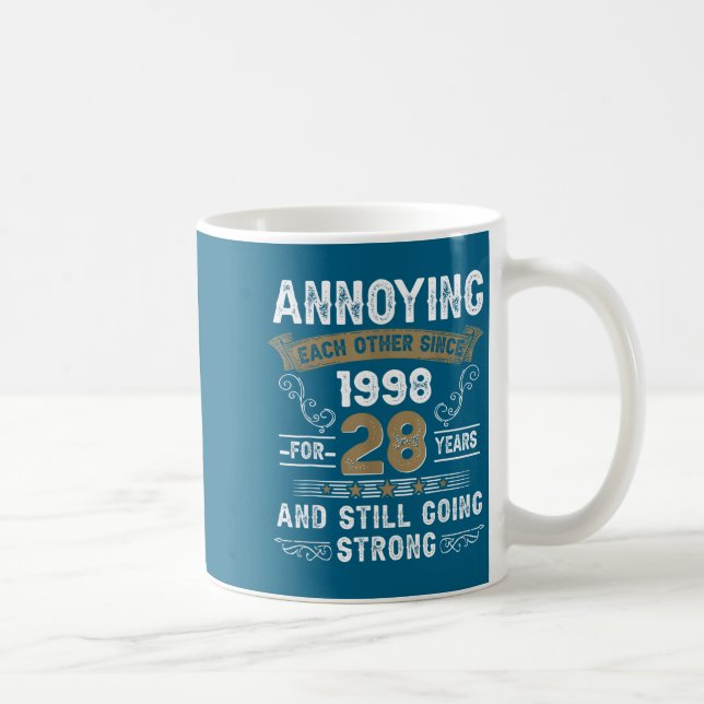 Annoying Each Other Since 1998 Married Couples Hus Kaffemugg (Höger)