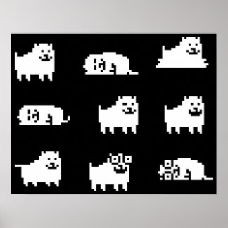 Annoying Hund Undertale HQ Poster