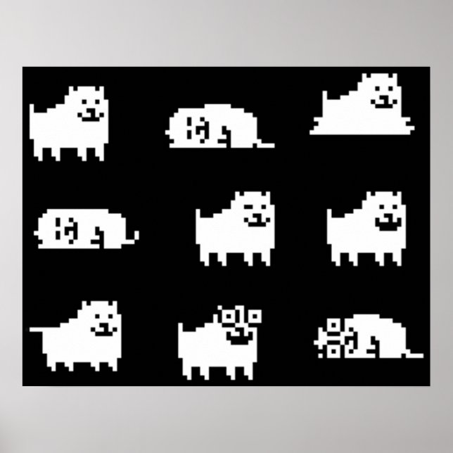 Annoying Hund Undertale HQ Poster (Framsidan)