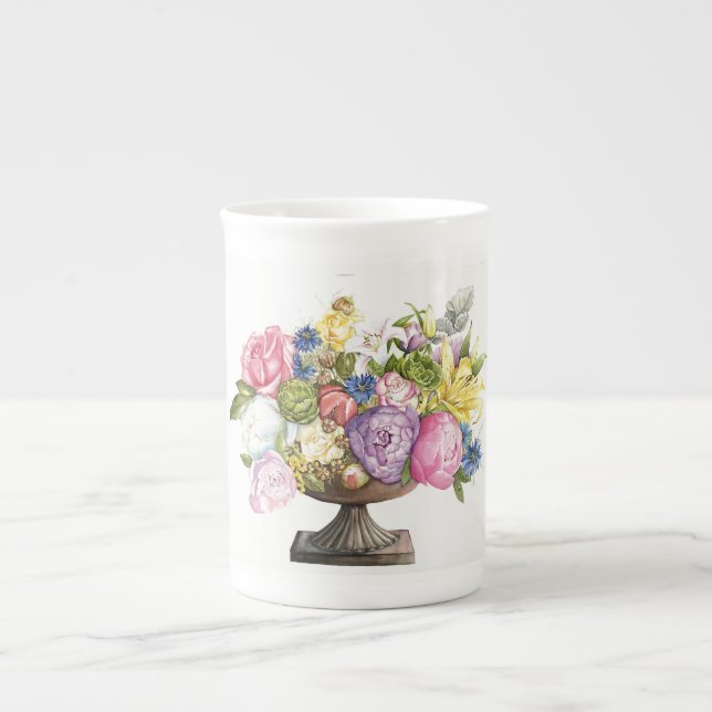 Anns mugg för benporslin för ordningsbra (Framsidan)