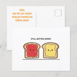 Ännu bättre med kortskilsmässa vykort