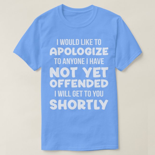 Ännu ej förargad t shirt (Design framsida)