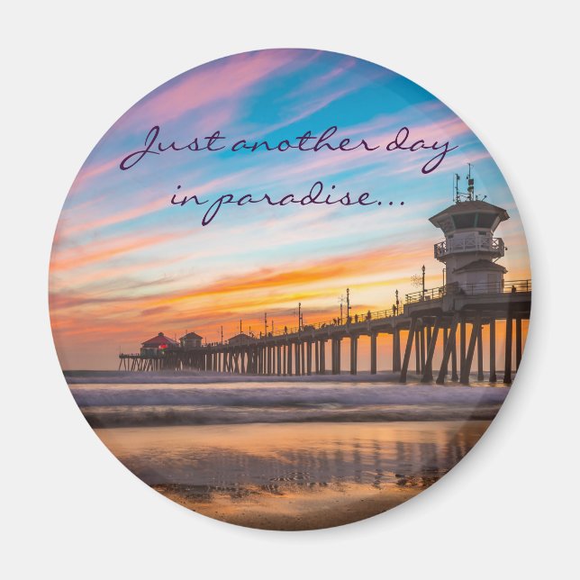 Ännu en dag i paradiset - Fridge magnet (Framsidan)
