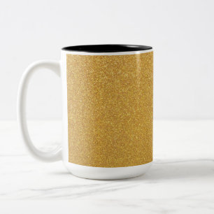 Ännu ett Guld Glitter Två-Tonad Mugg