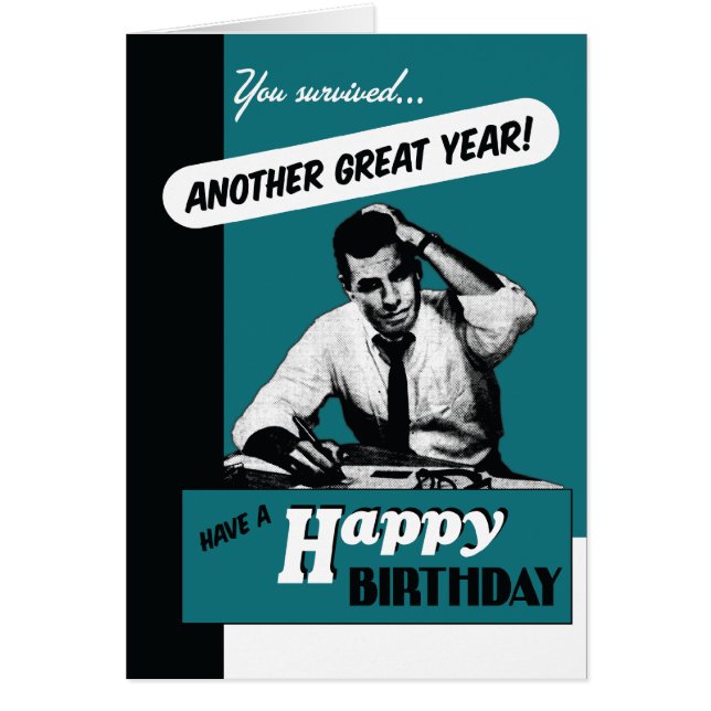 Ännu ett Underbart år! Hälsningskort (Framsidan)