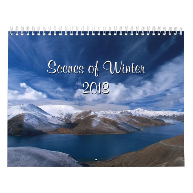 Ännu fler scener i kalendern för vinter 2013 kalender (Omslag)