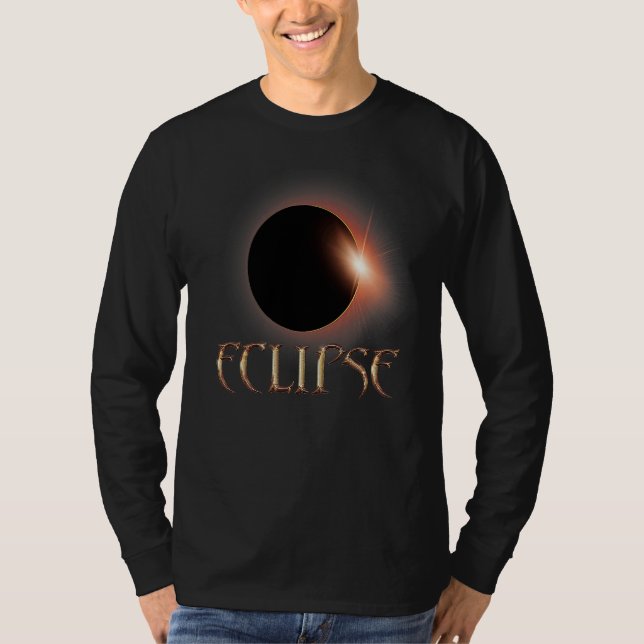 Annual Eclipse Oct 14 2023 and Total Eclipse April T Shirt (Framsida)