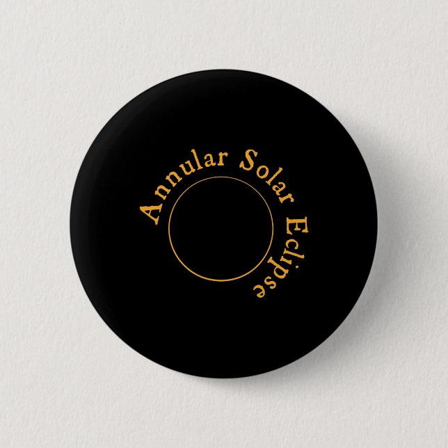 Annular Solar Eclipse Knapp (Framsida)
