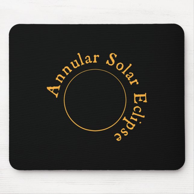 Annular Solar Eclipse Musmatta (Framsidan)