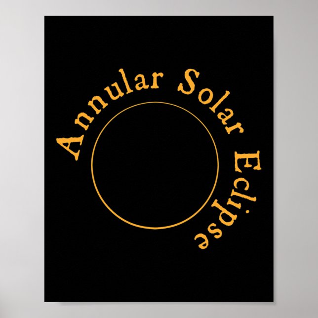 Annular Solar Eclipse Poster (Framsidan)
