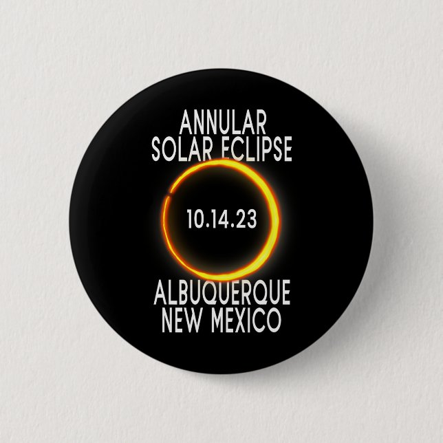 Annular Solar Eclipse T - Albuquerque New mexico Knapp (Framsida)