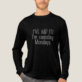 Annullera måndagskjortor och jacka tee shirt