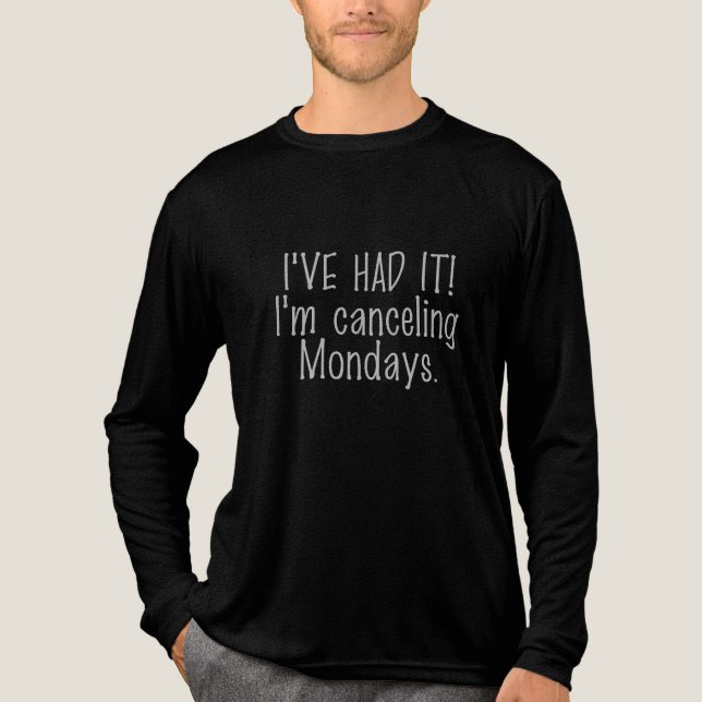 Annullera måndagskjortor och jacka tee shirt (Framsida)