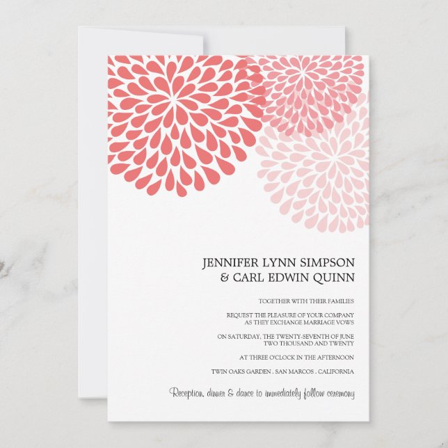 Annullera (Pewter) bröllopsinbjudningar Inbjudningar (Framsida)