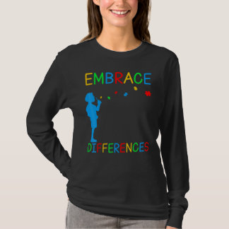 Annullera skillnader Pussel Autism Awareness Day T Shirt
