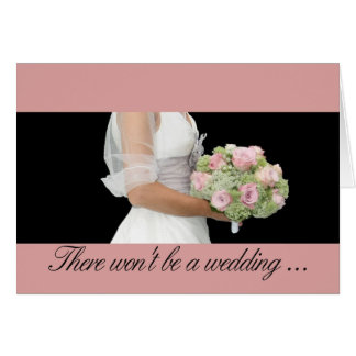 Annullering av bröllop OBS kort