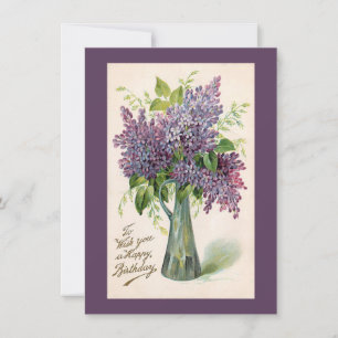 Annulleringskort för Lilacs Vintage Kort