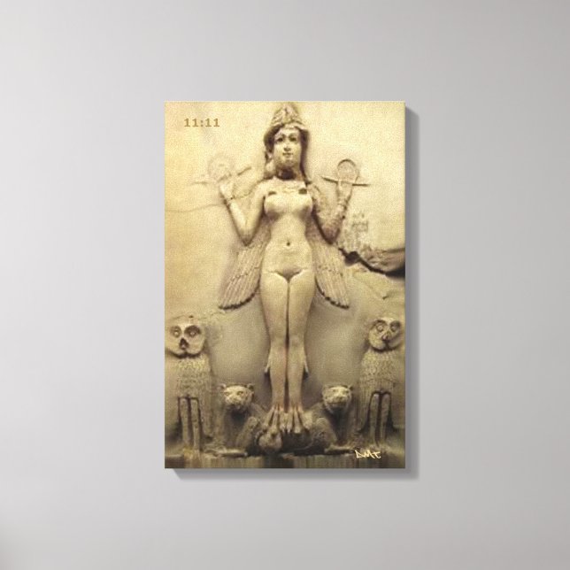 ANNUNAKI CANVAS DMT ANDLIG GRAFFITI enlil enki (Framsida)