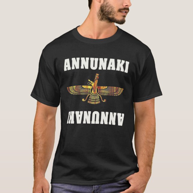 Annunaki Gömt Planet X Alien Earth Council Symbo T Shirt (Framsida)