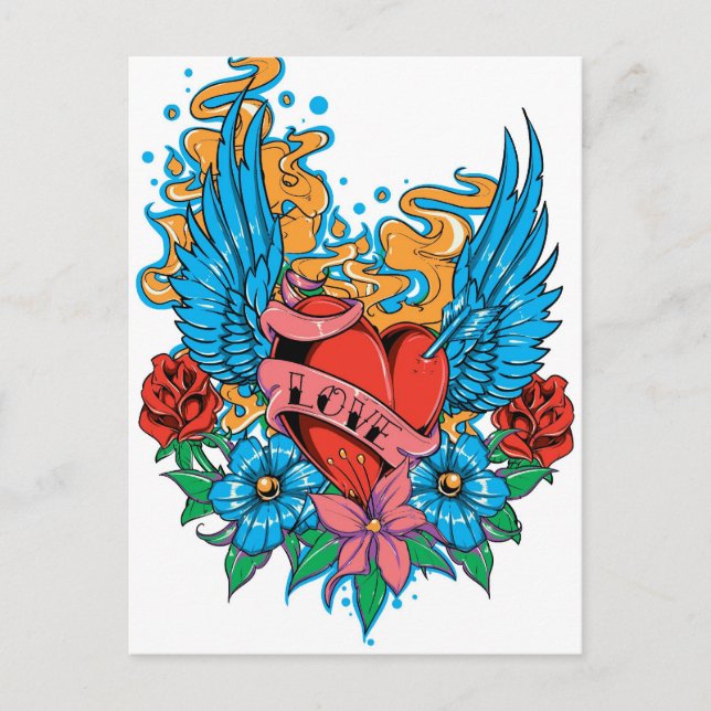 Annunaki Kärlek vykort (Framsida)