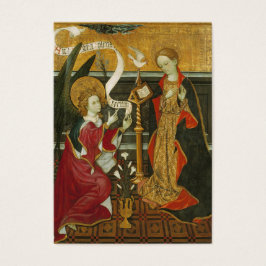 Annunation av Mary Memorare katolska Heliga Cards Visitkort