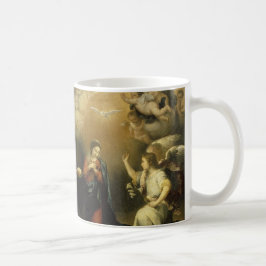 Annunation Mary och Archangel Gabriel Fine Art Kaffemugg