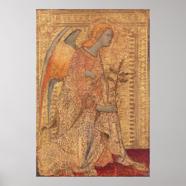 Annunation - Simone Martini Fine Art Poster (Framsidan)
