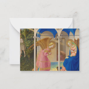 Annunationen 1426 från Fra Angelico Anteckningskort