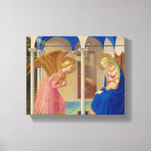 Annunationen 1426 från Fra Angelico Canvastryck