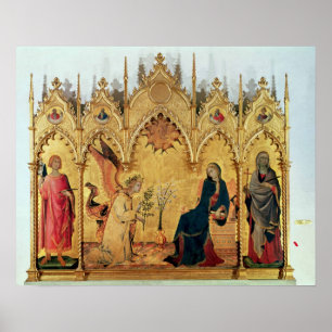 Annunationen med St. Margaret och St. Poster