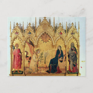 Annunationen med St. Margaret och St. Vykort