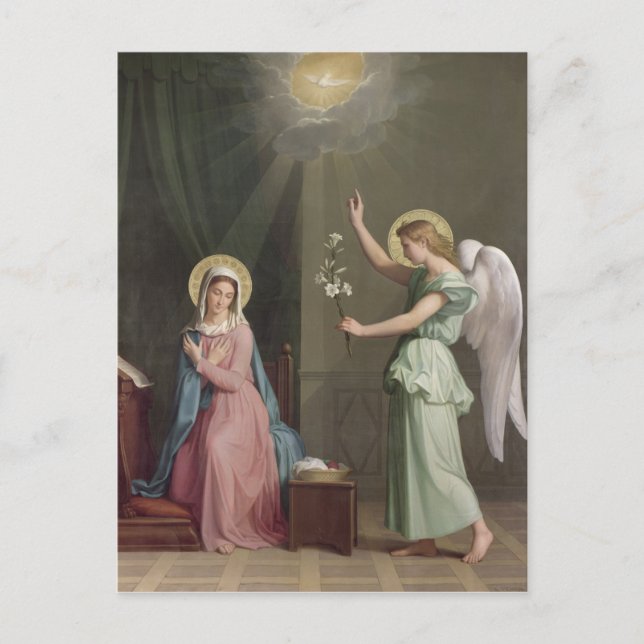Annunciation 1859 vykort (Framsida)