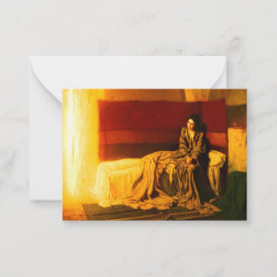 Annunciation 1898 av Henry Ossawa Tanner Anteckningskort