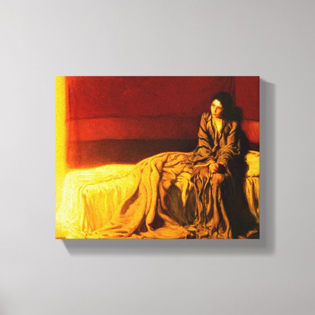 Annunciation 1898 av Henry Ossawa Tanner Canvastryck (Framsida)