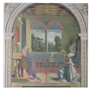 Annunciation 2 kakelplatta