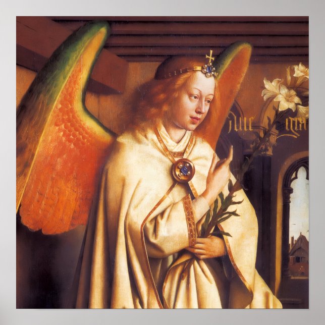 ANNUNCIATION ANGEL Archangel Gabriel Detail Poster (Framsidan)