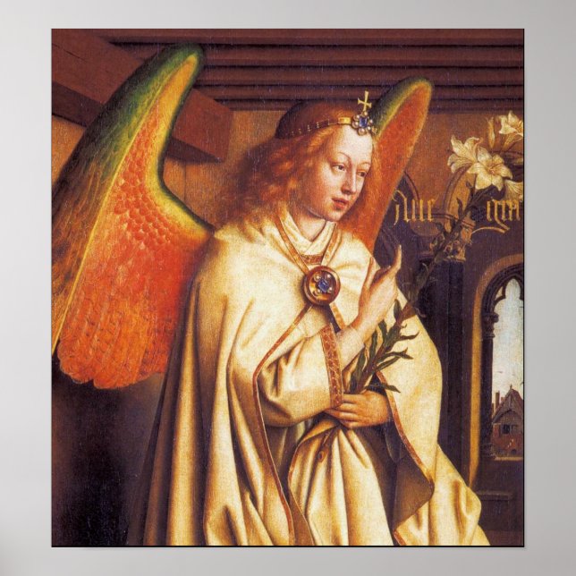 ANNUNCIATION ANGEL Archangel Gabriel Detail Poster (Framsidan)