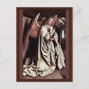 Annunciation Angel av Eyck Hubert Van Vykort