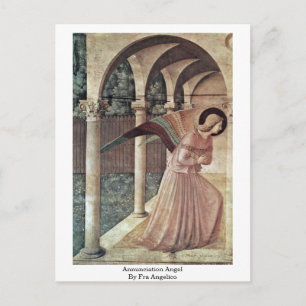 Annunciation Angel av Fra Angelico Vykort