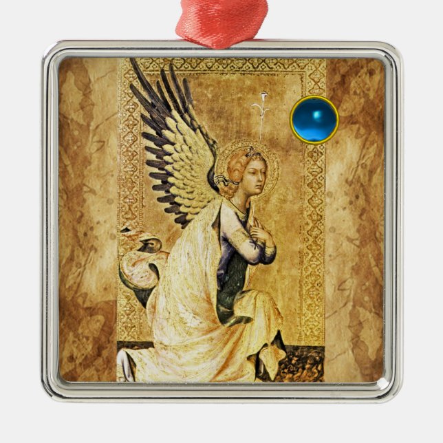 ANNUNCIATION ANGEL Blue Sapphire Julgransprydnad Metall (Framsidan)