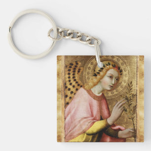 ANNUNCIATION ANGEL MONOGRAM, Blue Sapphire