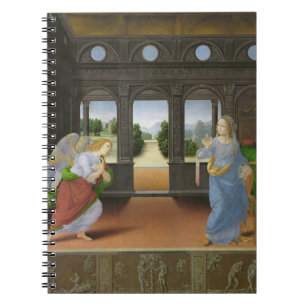 Annunciation Anteckningsbok Med Spiral